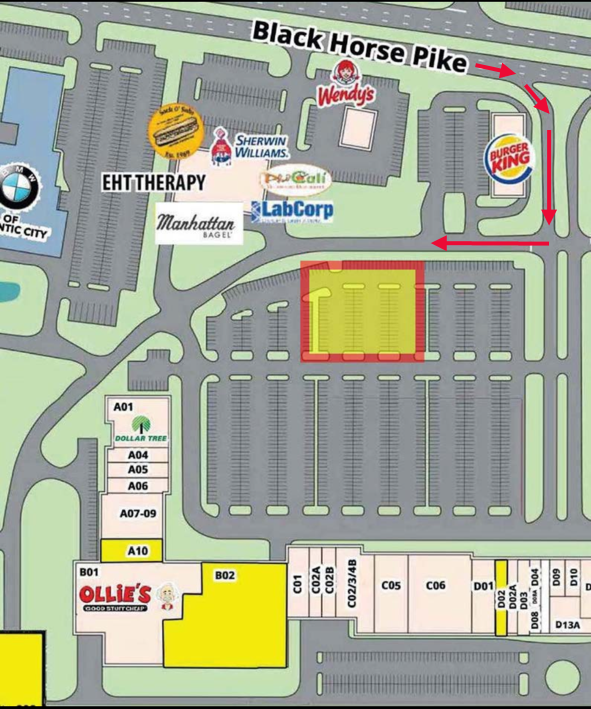 Parking Lot Diagram